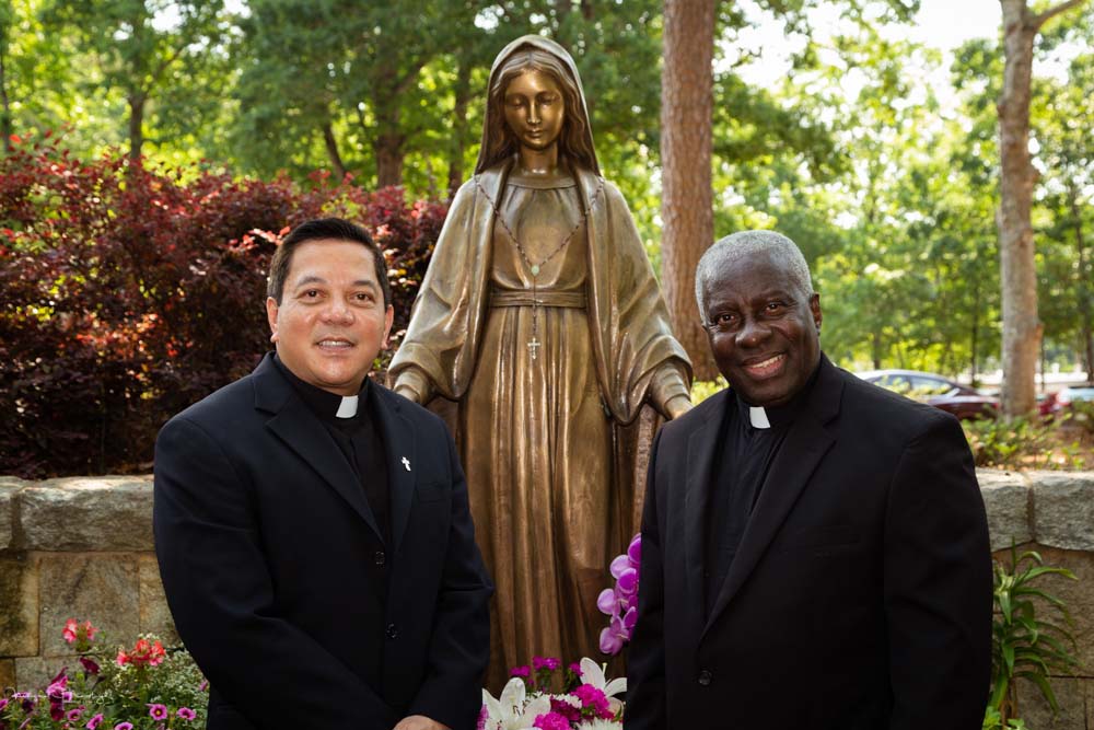 Deacon Rick and Msgr Simon